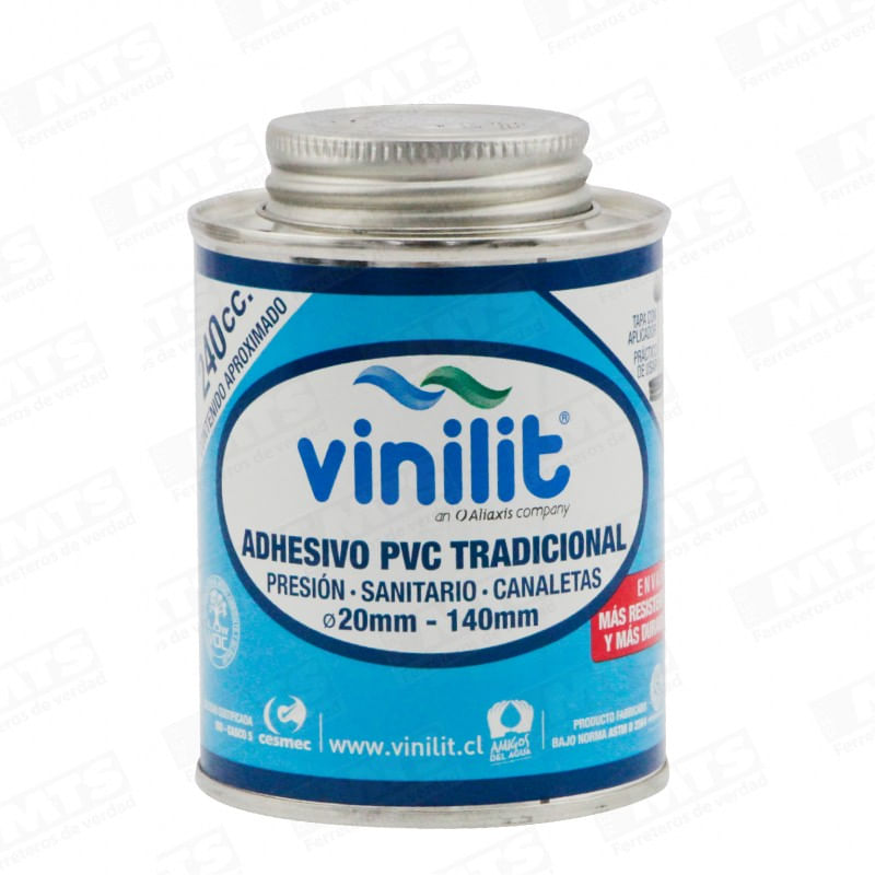 ADHESIVO PARA PVC TRADICIONAL 240CC VINILIT