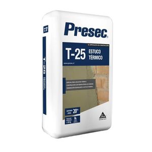 Mortero Estuco Termico T-25Saco 20 Kg Presec