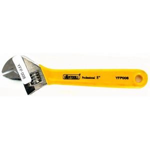 Llave Francesa  8" Mango Plástico Ypf008 Ferrawyy Uyustools