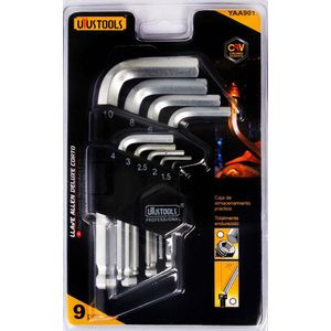 Llave Allen 9 Piezas Corto Yaa901 Uyustools