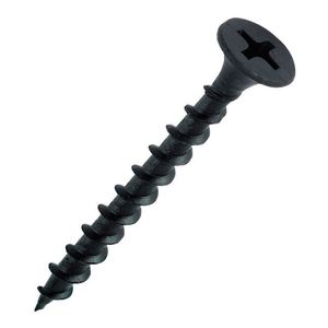 Tornillo Volcanita 6X 2 H/G Negro 10 Unidades Imporper