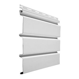 Alero Solido 0.30X3.66 Metros Siding Pvc Blanco