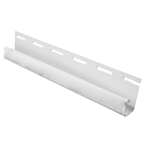 Perfil J 1/2" 3.81Metros Parasiding Pvc Blanco