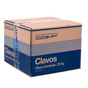 Clavos Corrientes 2 1/2 X Caja 25 Kg Inchalam