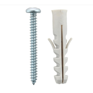 Tornillo Roscalata 10X11/2" Con Tarugo Bolsa 5 Unidades