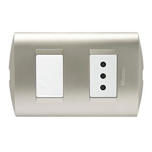 Interruptor Embutido 9/12+ Ench 10A Blanco Ae2203Ebna Bticino