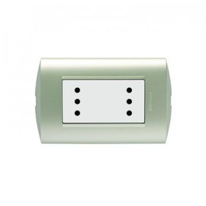 Enchufe Embutido Doble 2P+T 10A Blanco Ae2113E2Bna Bticino