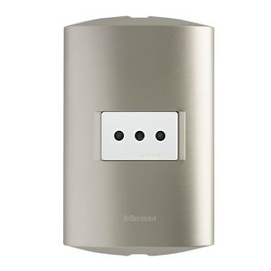 Enchufe Embutido Simple 2P+T 10A Bco Ae2113E1Bna Bticino