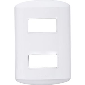 Placa Plastica 2 Mod Blanco Aris Mec