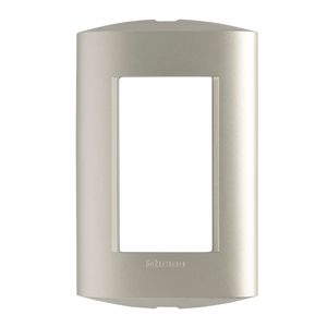 Placa Plastica 3 Mod Perla Bticino