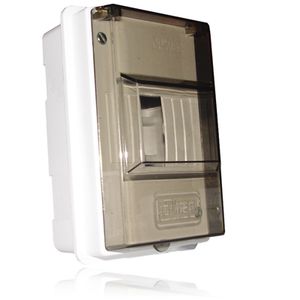Tablero Sobrepuesto 1 A 4 Mod. Puerta Fume Mec
