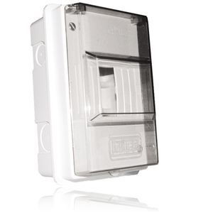 Tablero Embutido 4 Modulos Con Puerta Transparente Mec