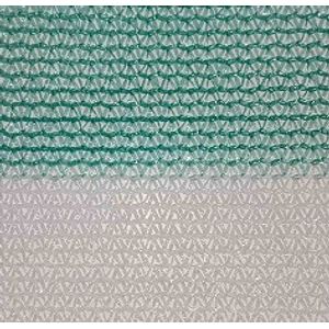 Malla Raschel Rollo 100 Metros Verde-Blanco 80%X 2.10 Metros