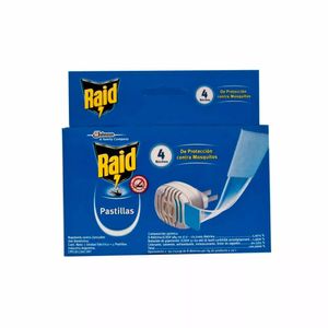 Tabletas Contra Zancudos Y Mosquitos Raid