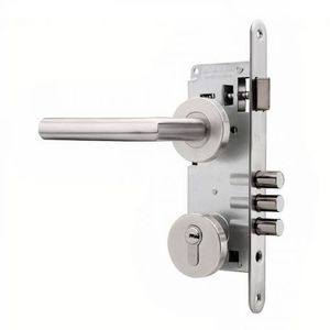Cerradura Embutir Oficina Inox Toscana Poli