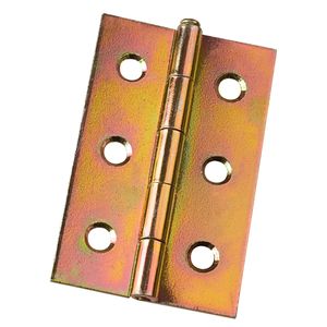 Bisagra 3 1/2 L38 Zincada Con Tornillo 2Un Lioi"