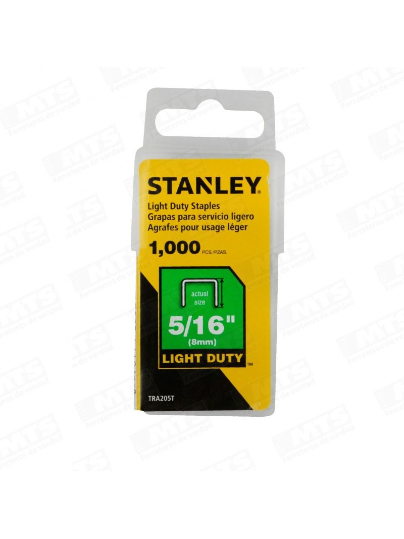 GRAPAS PARA TRABAJO PESADO 5/16 STANLEY TRA705T