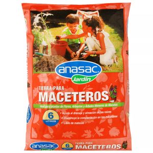 Tierra De Hojas Macetero 6Lt Anasac