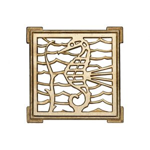 Rejilla Pileta Cuad 100Mm R-44 Bronce Satin Poli
