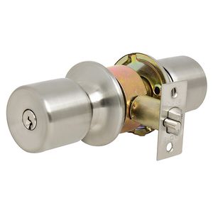Cerradura Cilindrica Dormitorio Oficina Ac. Inox. 205-Rm Odis