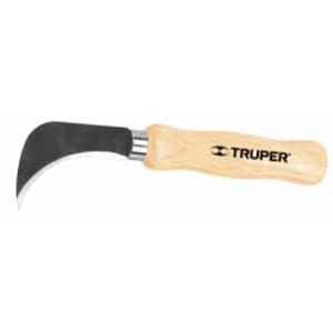 Cuchillo Cortar Linoleo 20Cm Curvo Truper