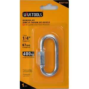 Mosqueton 1/4" Zinc Tipo O Bzot104 Uyustools