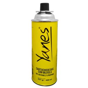 Gas Butano 227 Grs Con Valvula Yanes