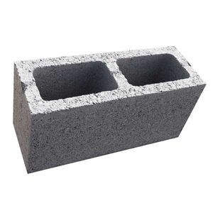 Bloque De Hormigón Liso 15 14X19X39 Gris