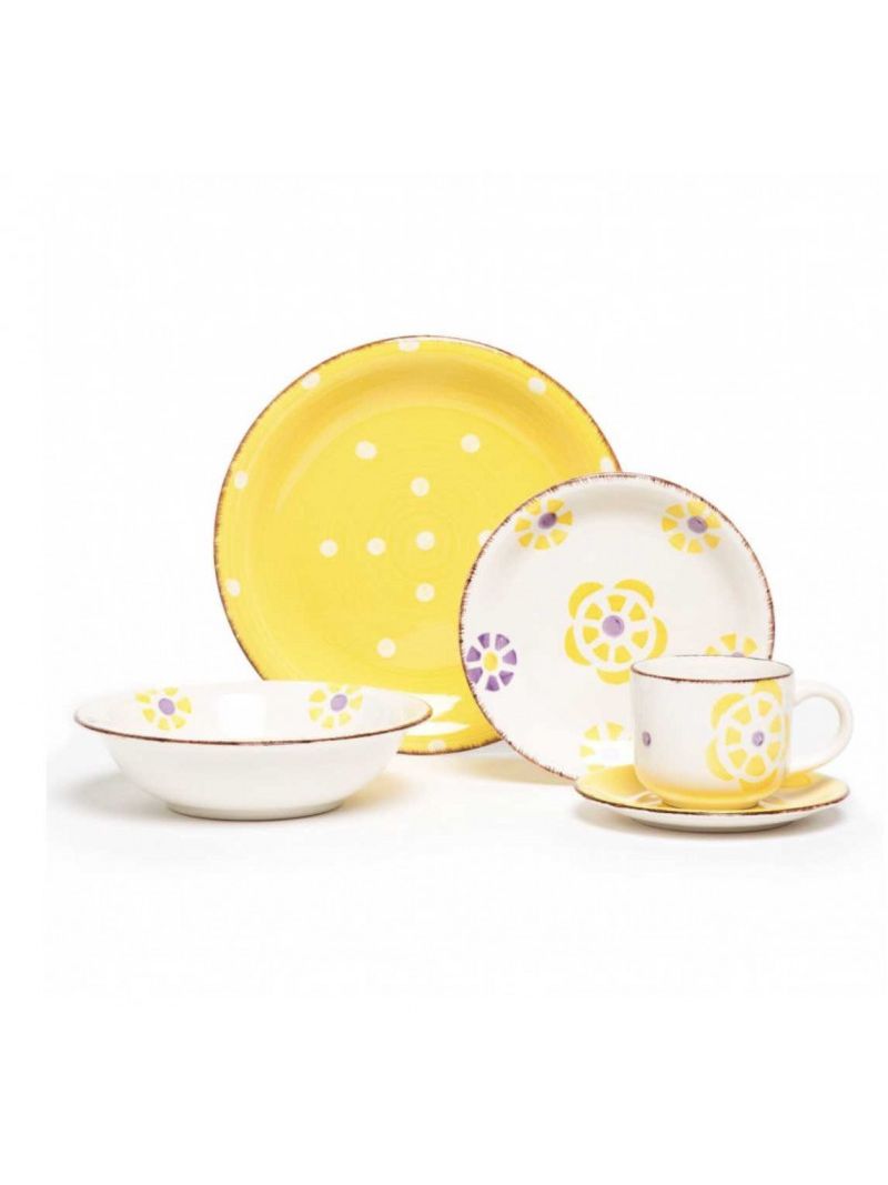 Juego Loza 30Un Anabelle Ceramica Hallen