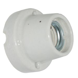Base Recta Loza E27 Mec