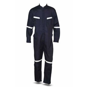Overol Poplin Talla Xxl Azul Cinta Reflectante Alaska