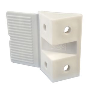 Escuadra Triangular Doble Blanco Bolsa 100Un Dvp