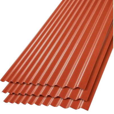 Zinc Acanalado Az150 0.35X851X3000Mm Terracota