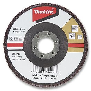 Disco Traslapado Lam 41/2 Gr60 Madera-Metal Makita"