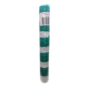 Malla Raschel Rollo 10 Metros Verde-Blanco 80% 2.10 Metros