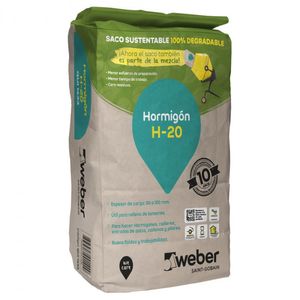Hormigón Preparado H20 25 Kg Weber