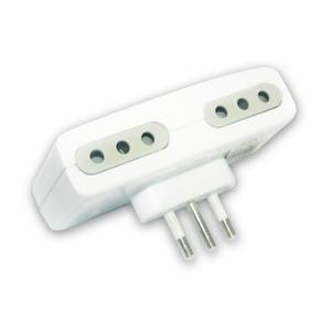 Adaptador Cuadruple 2P   T 10A Macrotel