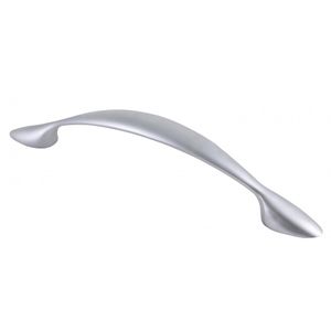 Manilla Metálica 96Mm Essen Cromado Mate Poli