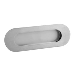 Manilla Metálica 180Mmx60Mm Ovalado Acero Inoxidable Rey