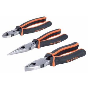 Alicate Juego 3 Unidades Mango Reforzado Tactix
