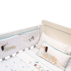 Protector De Cuna 140X 25Cm Perritos Ines Johnson