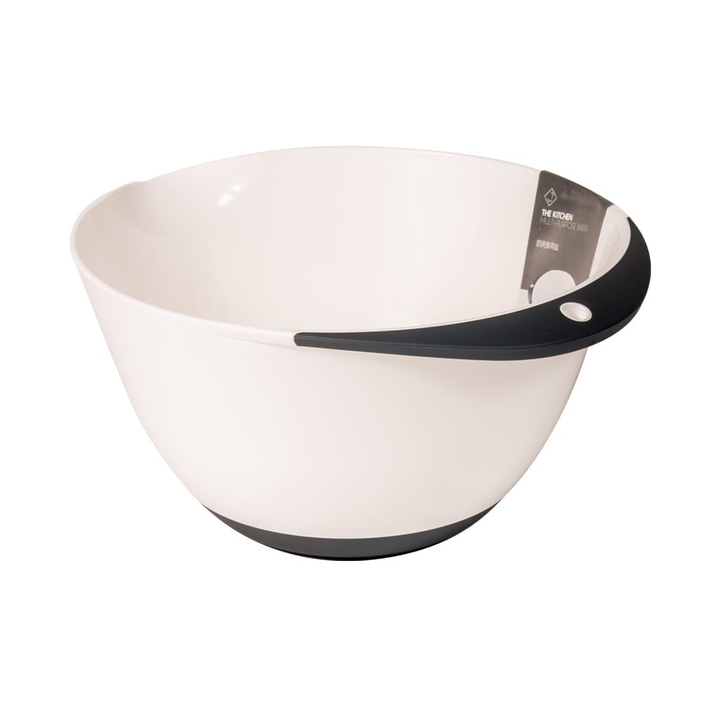 Orange Plastic Bowl 17cm - Dishwasher Safe Kitchen Bowl For Cereal, Salad & Snacks