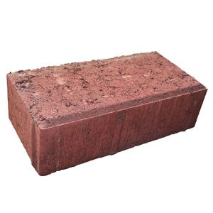 Adoquin Recto Rojo 20X10X6 Cms Grau