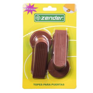 Tope Para Puerta Goma 2Uni Marron Zender