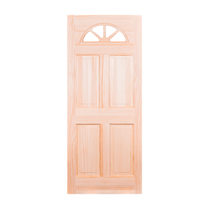 Puerta De Acceso Carolina Media Luna 0.85X2.0Mt Con Vidrio