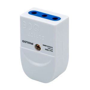 Enchufe Hembra Volante 2P   T 10A Blanco Philco