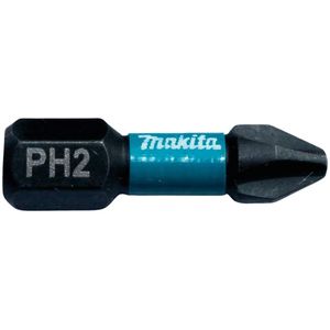 Punta Phillips Ph2 25Mm Set 2 Piezas Impact Black  B-63616 Makita