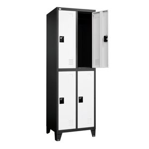 Lockers 2 Cuerpos 4 Medias Puertas Bash