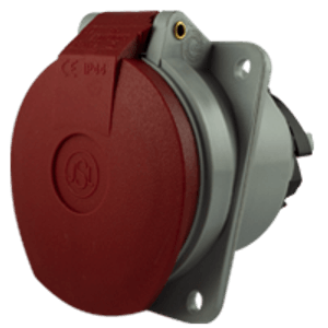 Base Industrial Fija 32A Hembra Mec