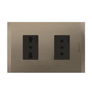 Enchufe Embutido Doble 10/16A Terra Nobile Bticino